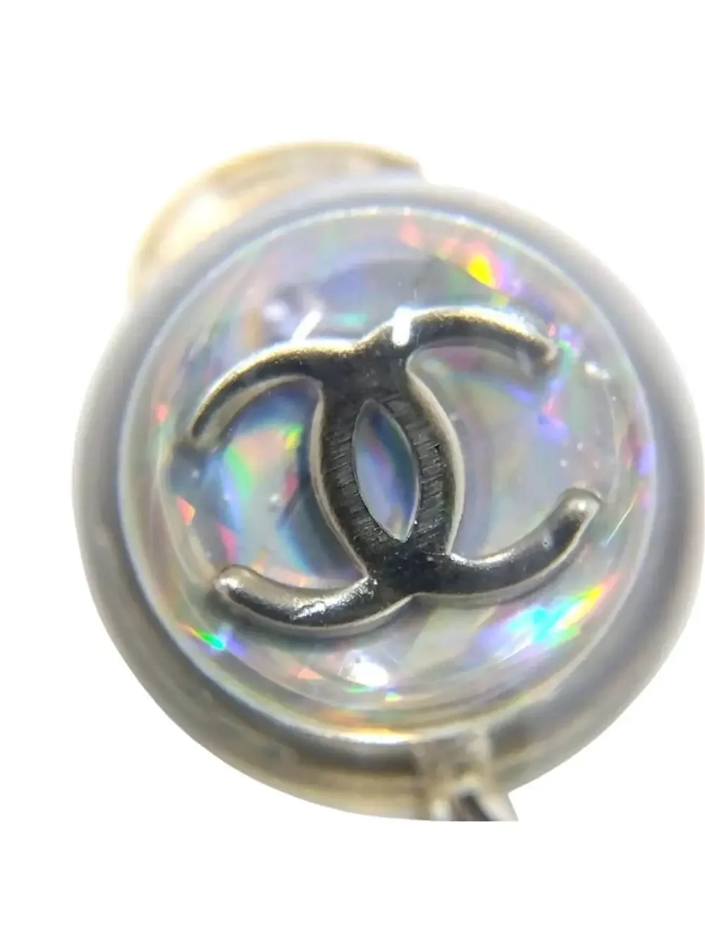 Chanel Cc Logo Clip-On Earrings #357892C75B